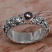 Novica Handmade Swirls Of Joy In Brown Cultured Pearl Single Stone Ring - By Novica