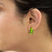 Novica Handmade Tree Frog Sterling Silver Button Earrings - By Novica