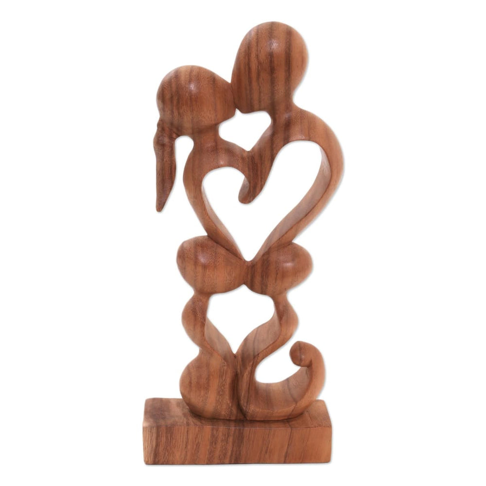 Novica Harmony Wood Sculpture - By Novica
