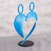 Novica Our Heart In Blue Steel Sculpture - By Novica