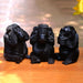 Novica Helpful Monkeys Wood Sculptures (set Of 3) - By Novica