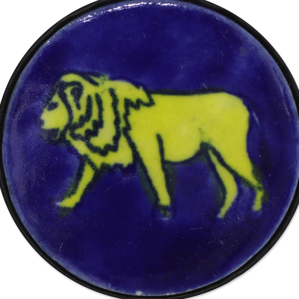 Novica Lions Roar Ceramic Coat Rack - By Novica
