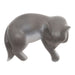 Novica Lounging Cat In Grey Wood Statuette - By Novica