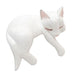 Novica Lounging Cat In White Wood Statuette - By Novica