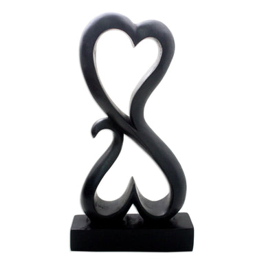 Novica Love Unites Wood Sculpture - By Novica