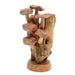 Novica Mushroom Path Wood Sculpture - By Novica
