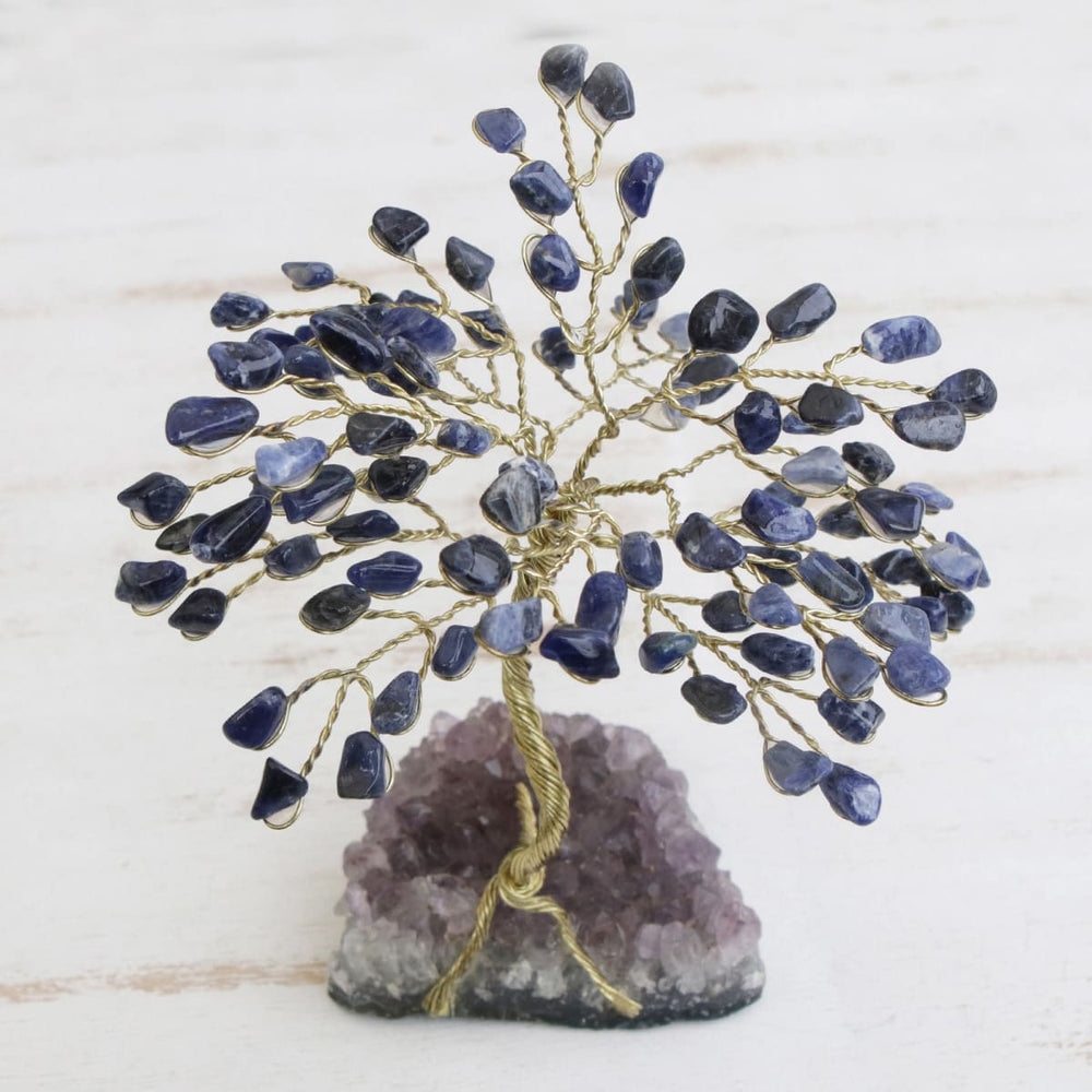 Novica Mystical Tree Sodalite Gemstone - By Novica