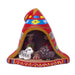 Novica Nativity Inside a Chullo Hat Ceramic Scene - By Novica