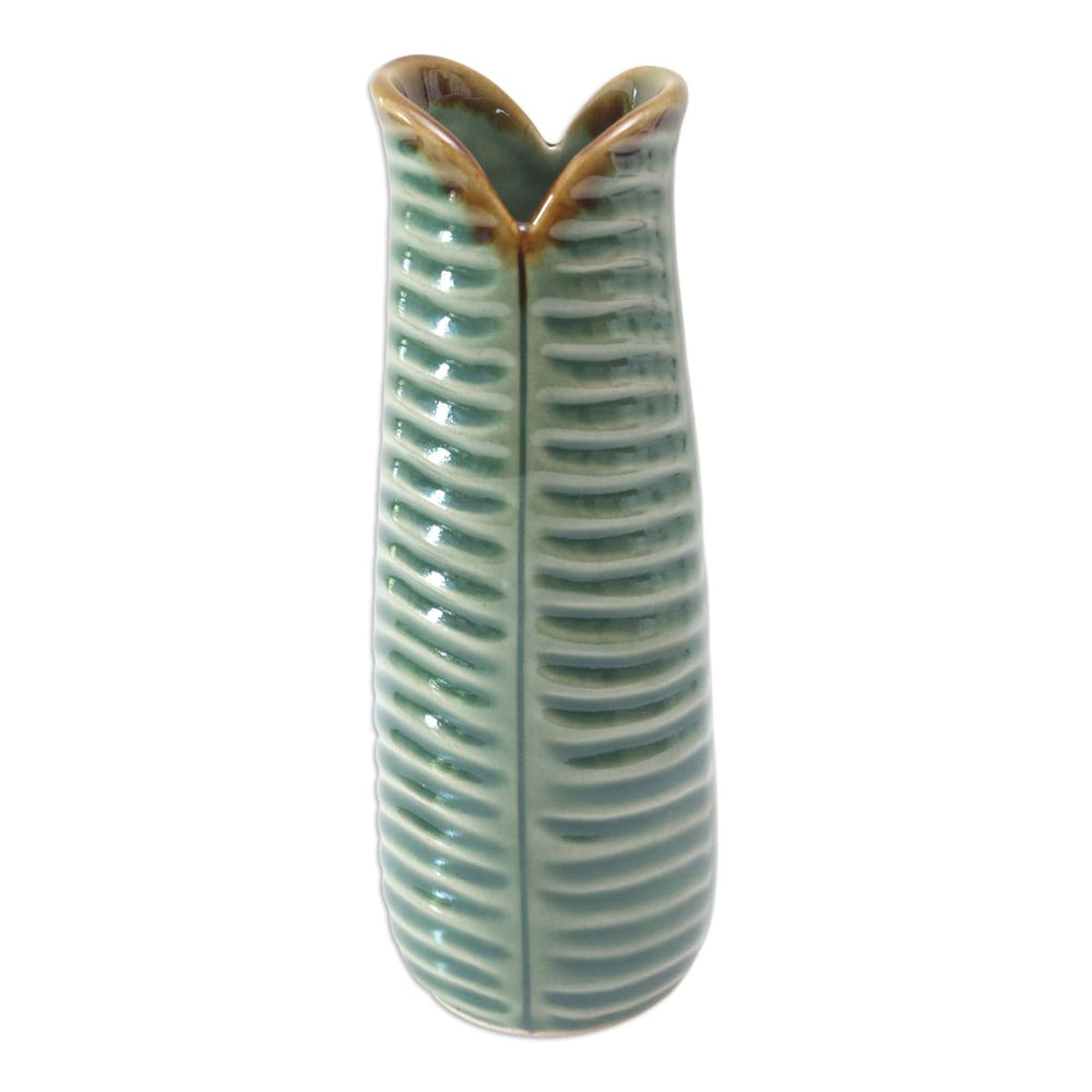Novica Nature Speaks Ceramic Vase - By Novica