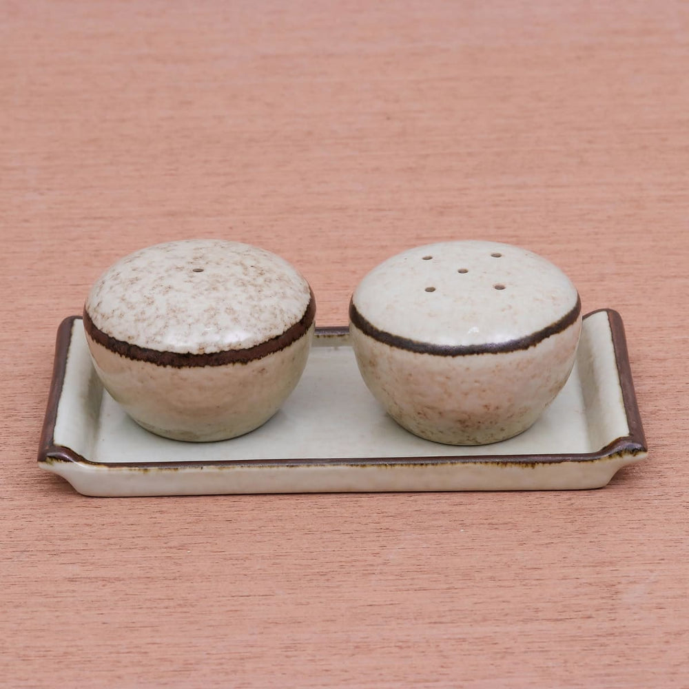 Novica Ceramic Salt And Pepper Shaker Set