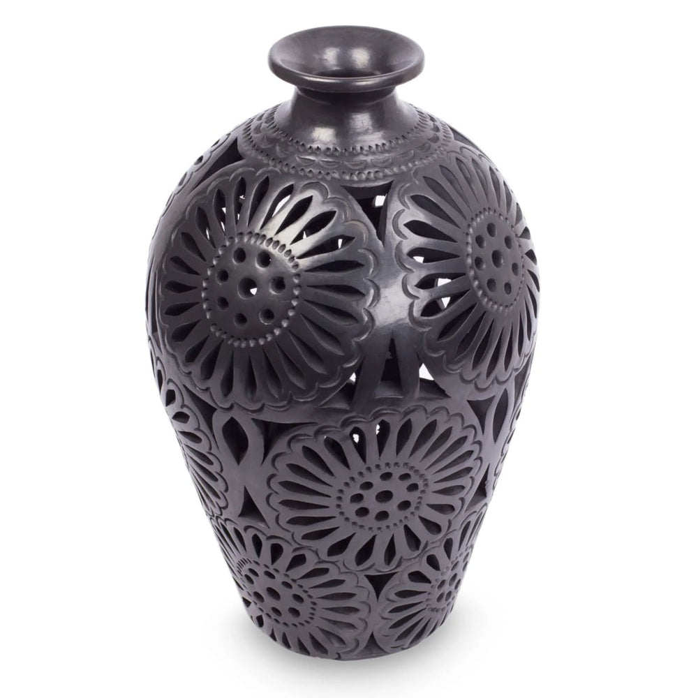 Novica Oaxaca Sunflower Decorative Ceramic Vase - By Novica