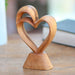 Novica Outsized Love Wood Sculpture - By Novica