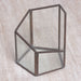 Novica Pentagonal Illusion Glass And Brass Terrarium - By Novica
