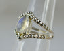 Rainbow Moonstone Ring ~ Silver 925 Sterling Handmade Jewelry Nickel Free - By Navyacraft