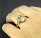 Raw Herkimer Diamond 925 Sterling Silver Handmade Ring - By Inishacreation