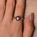 Red Garnet 925 Sterling Silver Handmade Ring - By Advait Craft