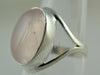 Rose Quartz 925 Sterling Silver Handmade Gemstone Boho Ring - By Navyacraft