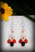 Silver Earrings Smoky Brown Quartz Vintage Carnelian Handmade Bohemian Earringschandeliar - By Bona Dea