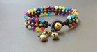 Triple Candy Colorful Stone Bracelet Women Unisex - By Bymemade