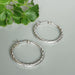 30mm Sterling Silver Hoop Earrings | Twisted Rope Hoops | Silver Jewelry | Minimalist | E964 - by Oneyellowbutterfly