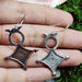 925 Silver Plated Oxidized Dangle Earrings Indian Ethnic Boho Jewelry - by Ancient Craft