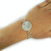 Bracelets 925 Sterling Silver Rainbow Moonstone & CZ Designer Link Chain Bracelet