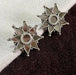 925 Sterling Silver Stud Earring with Multi Stone\ Traditional Handmade Jewellery for Woman - by Vidita Jewels
