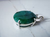 Awesome Natural Indian Emerald Gemstone Pendant Birthstone 925 Sterling Silver Nickel Free Handmade Jewelry - By Zone