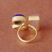 Absolutely Love Rose Quartz And Citrine Gemstone 18K Matte Gold Plated Wedding Ring - by Bhagat Jewels