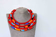 African Beaded Necklace Beaded Necklace For Women Jewelry Moms Gift Christmas Gift Her Zulu - By Naruki Crafts