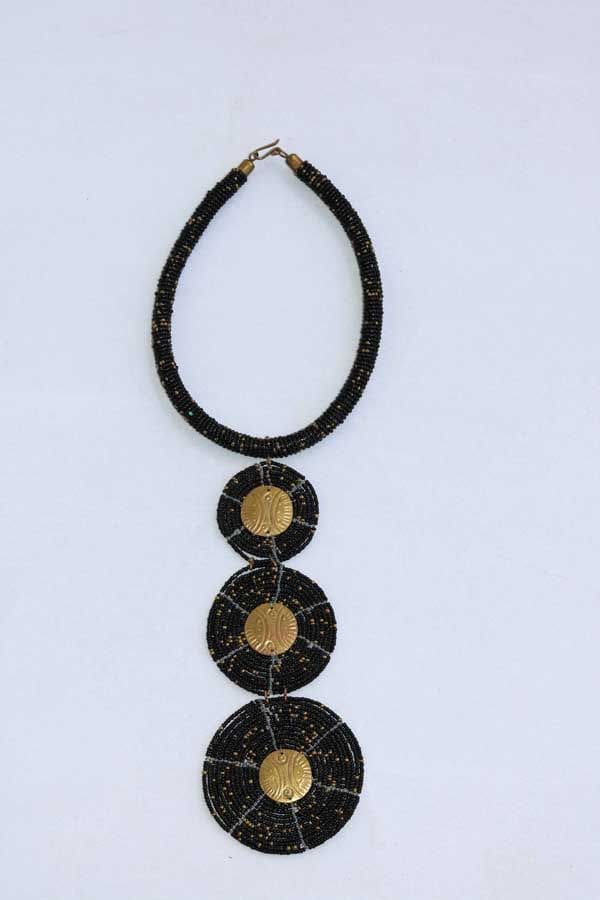 African Beaded Necklace Statement Beaded Necklace For Women Maasai Moms Gift Christmas Gift Her Zulu - By Naruki Crafts