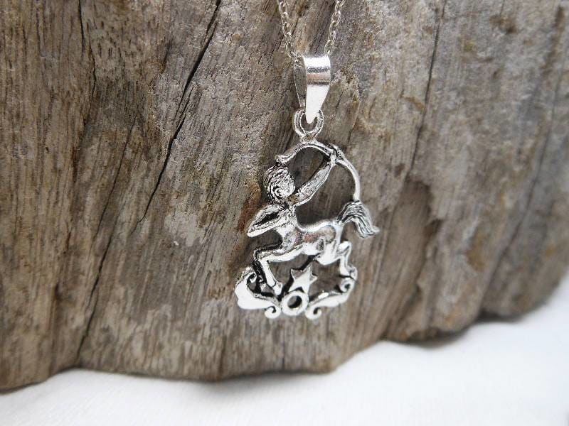 pendants Amazing Handcraft Sterling Silver Sagittarius Star Sign Charm,Sagittarius Zodiac Charm,Birth Charm,Personalized Gifts - by Sup