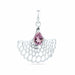 Amethyst Pendant Purple Pear Gemstone Designer UNIQUE