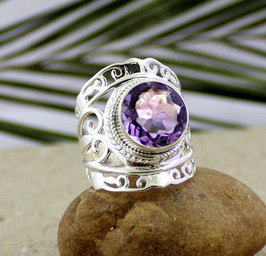 Rings amethyst silver ring jewellery designer