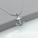 Anchor charm -Sterling silver anchor pendant- Oxidized pendant - Silver necklace - PD32 - by NeverEndingSilver
