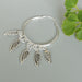 Angel wings charm hoops | 30 mm sterling silver hoop earrings | Wanderlust | Silver | E833 - by OneYellowButterfly