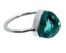 Apatite Hydro 925 Sterling Silver Handmade Bezel Set Ring Trillion Shape Gemstone Jewelry Ring - by Nehal