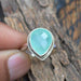 Rings Aqua Chalcedony Gemstone Ring - 925 Sterling Silver - Artisan Handmade - Designer Gift - Faceted Ring- Love