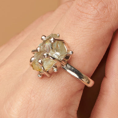 10PCS Twining Raw Stone Gemstone Gold Handmade Ring Adjustable Wholesale |  eBay