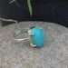 Rings Arizona Turquoise 925 Sterling Silver Ring- Handmade Gift Ring