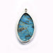Arizona Turquoise Sterling Silver Pendant - by Ishu gems