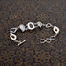 Bracelets Attractive Design Real Ammolite Citrine And Biwa Pearl Gemstone Sterling Silver Bracelet