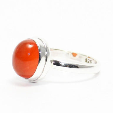 rings Attractive NATURAL CARNELIAN Gemstone Ring Birthstone 925 Sterling Silver Fashion Handmade Jewelry All Size Gift - by Zone