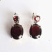 Attractive NATURAL RED GARNET Gemstone Earrings Birthstone Earrings 925 Sterling Silver Earrings Fashion Handmade Earrings Drop Earrings