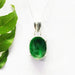 Awesome NATURAL INDIAN EMERALD Gemstone Pendant Birthstone Pendant 925 Sterling Silver Pendant Fashion Handmade Pendant Free Chain Gift