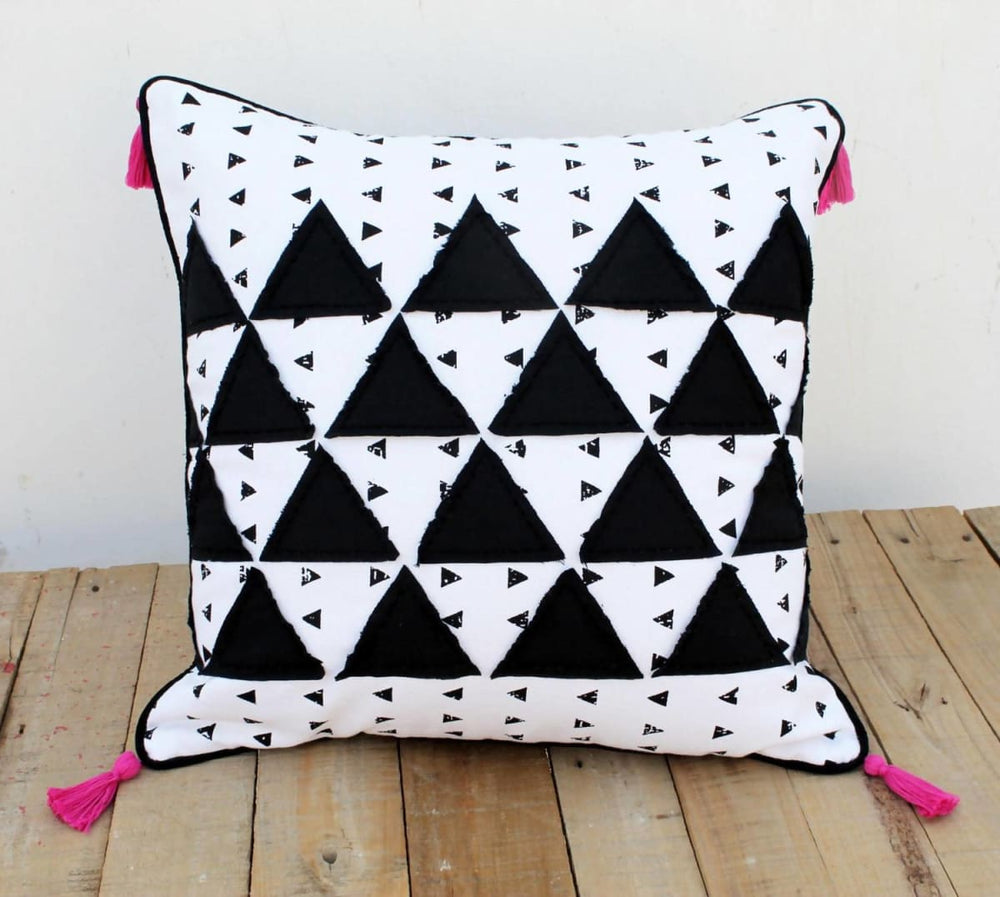 Aztec Print Pillow Cover Cotton Case Tribal Geometrical Standard Size Sizes Available. - By Vliving