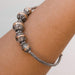Bracelets Bali Balls Bracelet for Women with gold Accent 18 K Handmade Jewelry Gift - by Craftnez