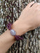 Bracelets Beaded Bracelet with Agate Center Stone