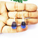 Beautiful Blue Iolite Gemstone Earrings Birthstone 925 Sterling Silver Fashion Handmade Dangle Gift - by Jewelry Zone