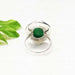Rings Beautiful Natural Emerald Gemstone Silver Ring